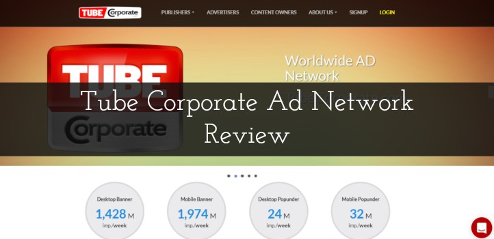 Tube Corporate Ad Network Review
